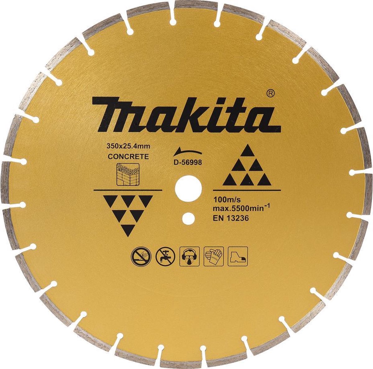 Makita d-56998 diamantschijf 350x25,4xmm