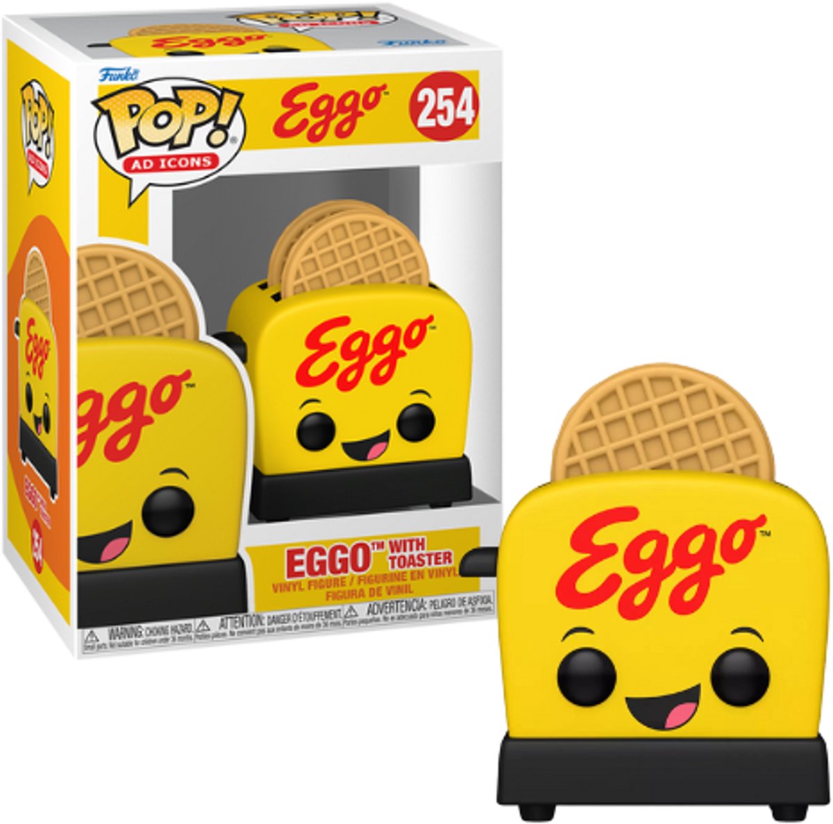 Funkopop! icone pubblicitarie: Eggo - Eggo con tostapane #254