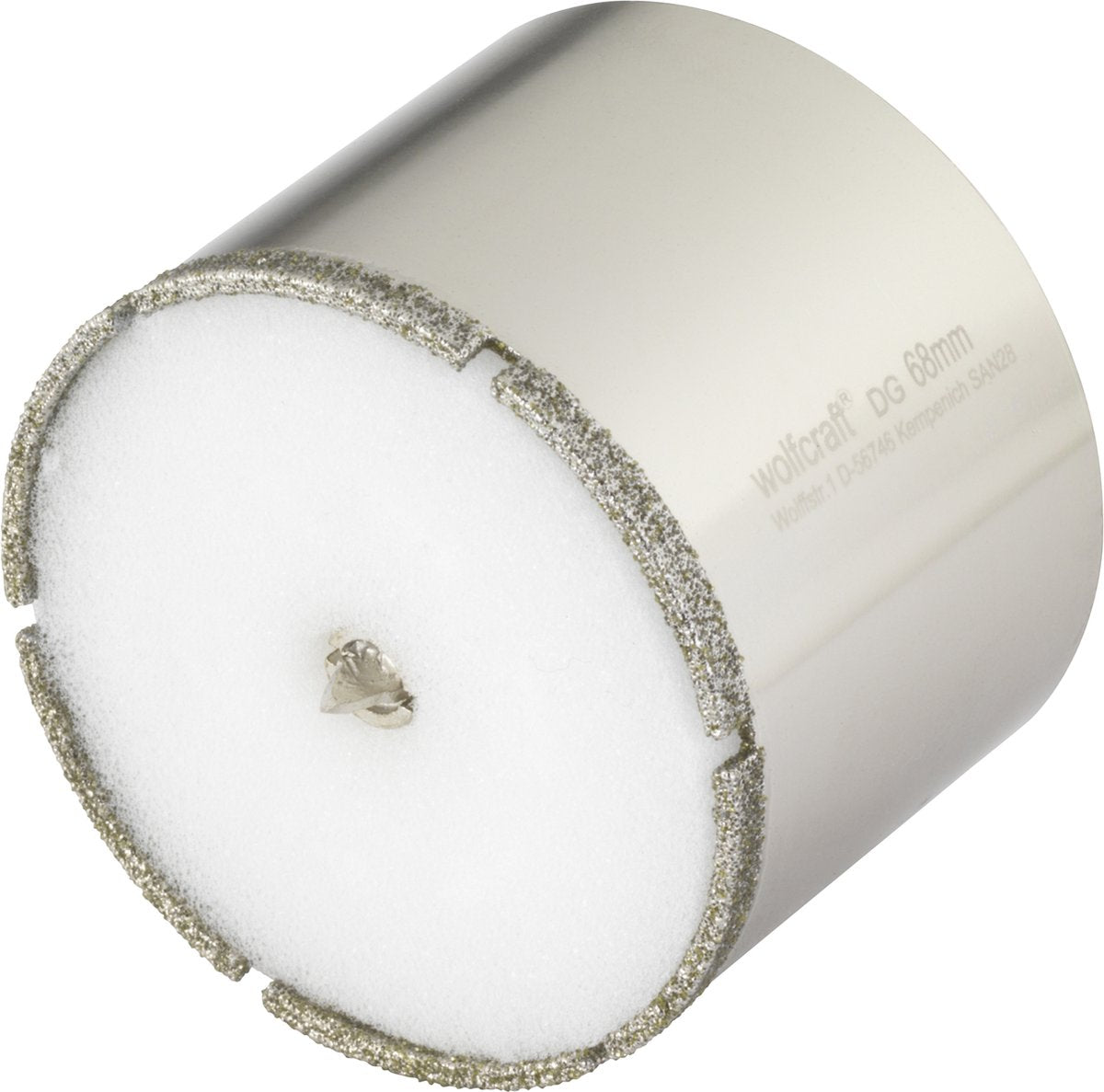 Wolfcraft - punta diamantata 68 mm - punta per piastrelle 68 mm - sega a tazza diamantata - 5931000