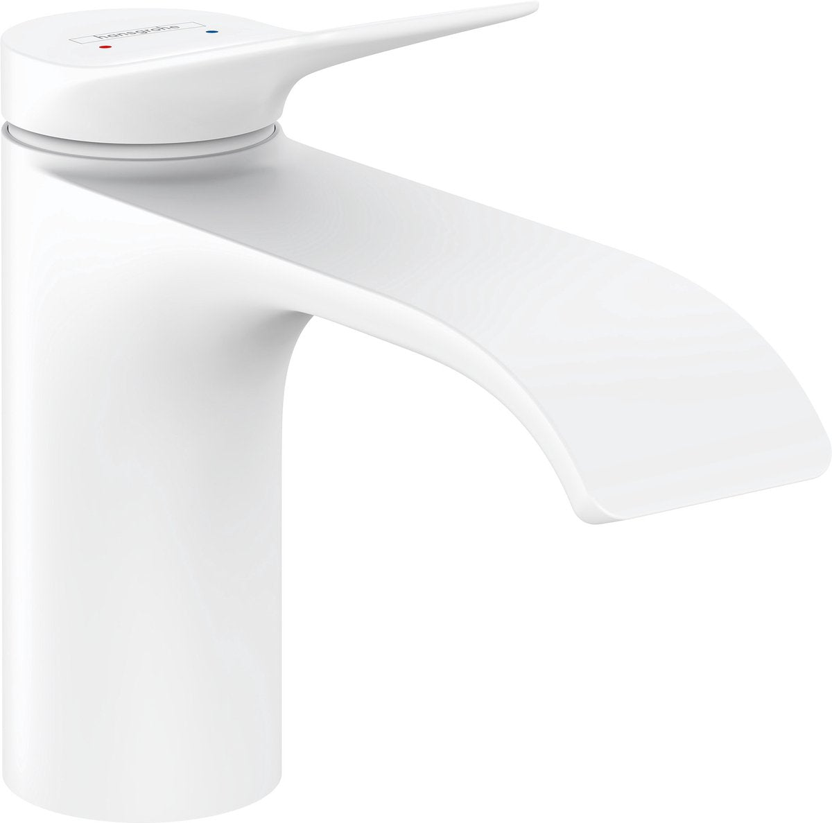 Hansgrohe vivenis ééngreeps wastafelmengkraan 80 ééngreeps wastafelmengkraan 80 zonder afvoer mat wit