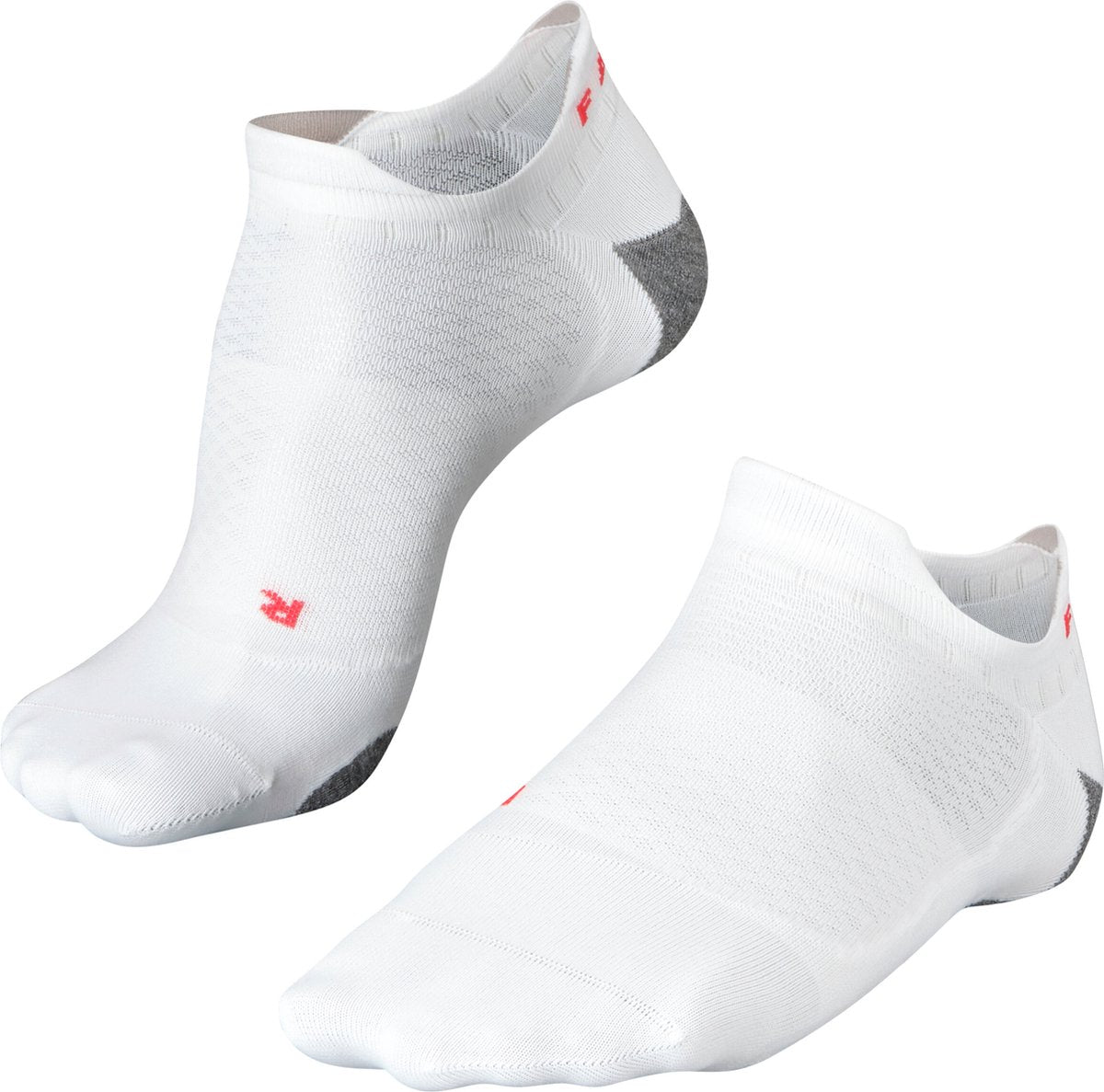Falke ru5 race invisible anti-blaar functioneel materiaal hardloopsokken dames wit - maat 37-38