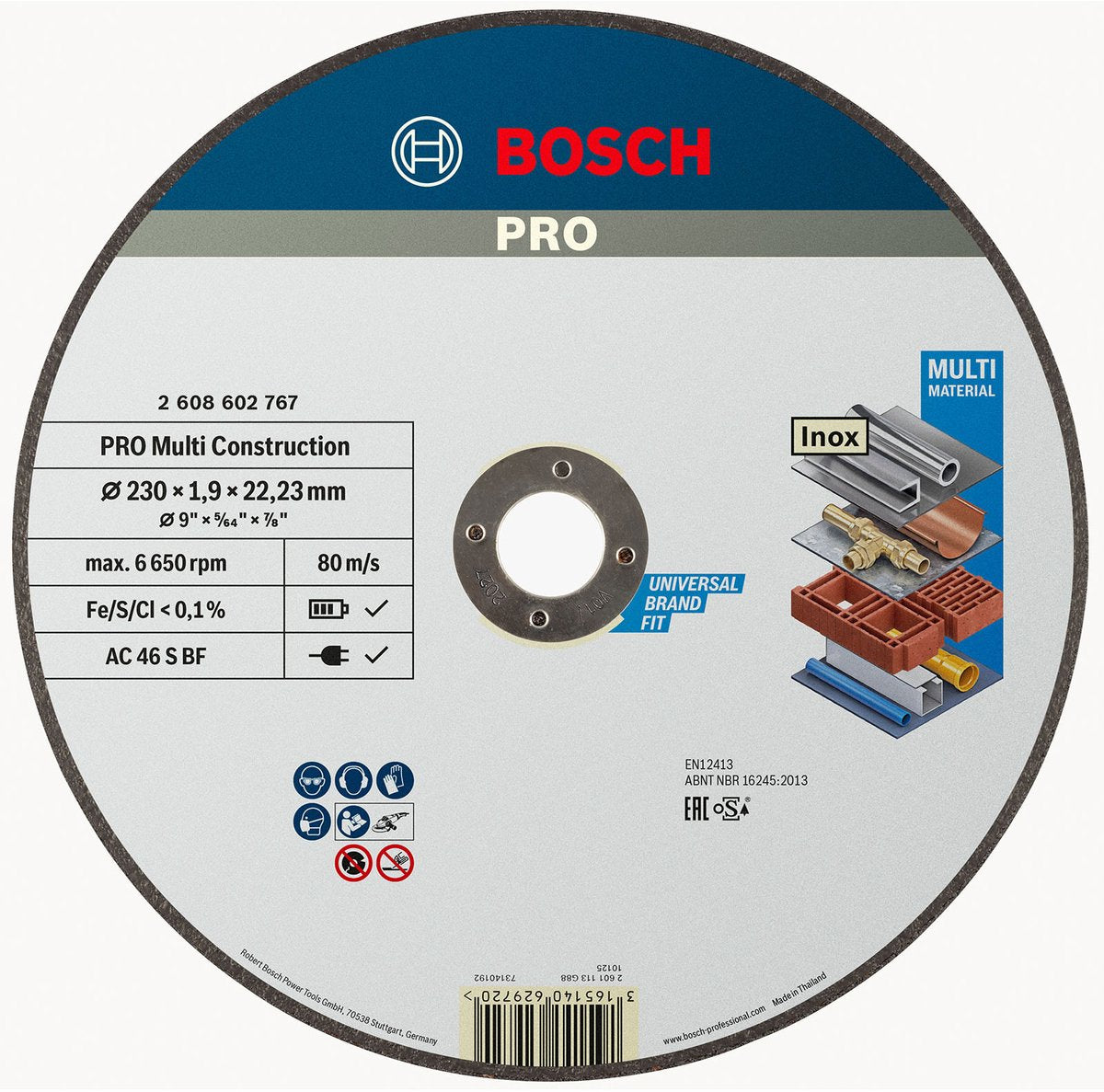 Bosch dssmc 230x1,9x22,23mm