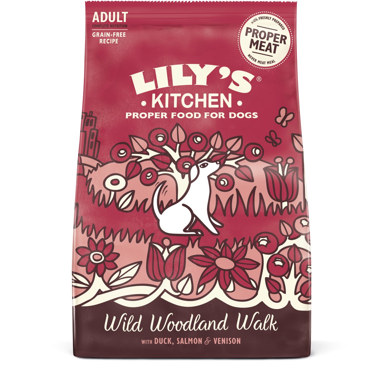 Cane da cucina di Lily Cane per adulti di salmone di salmone