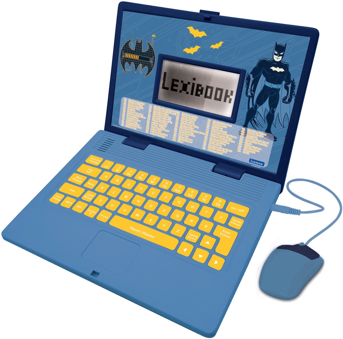 Lexibook ordinateur portatile educativo bilingue batman (fr en)
