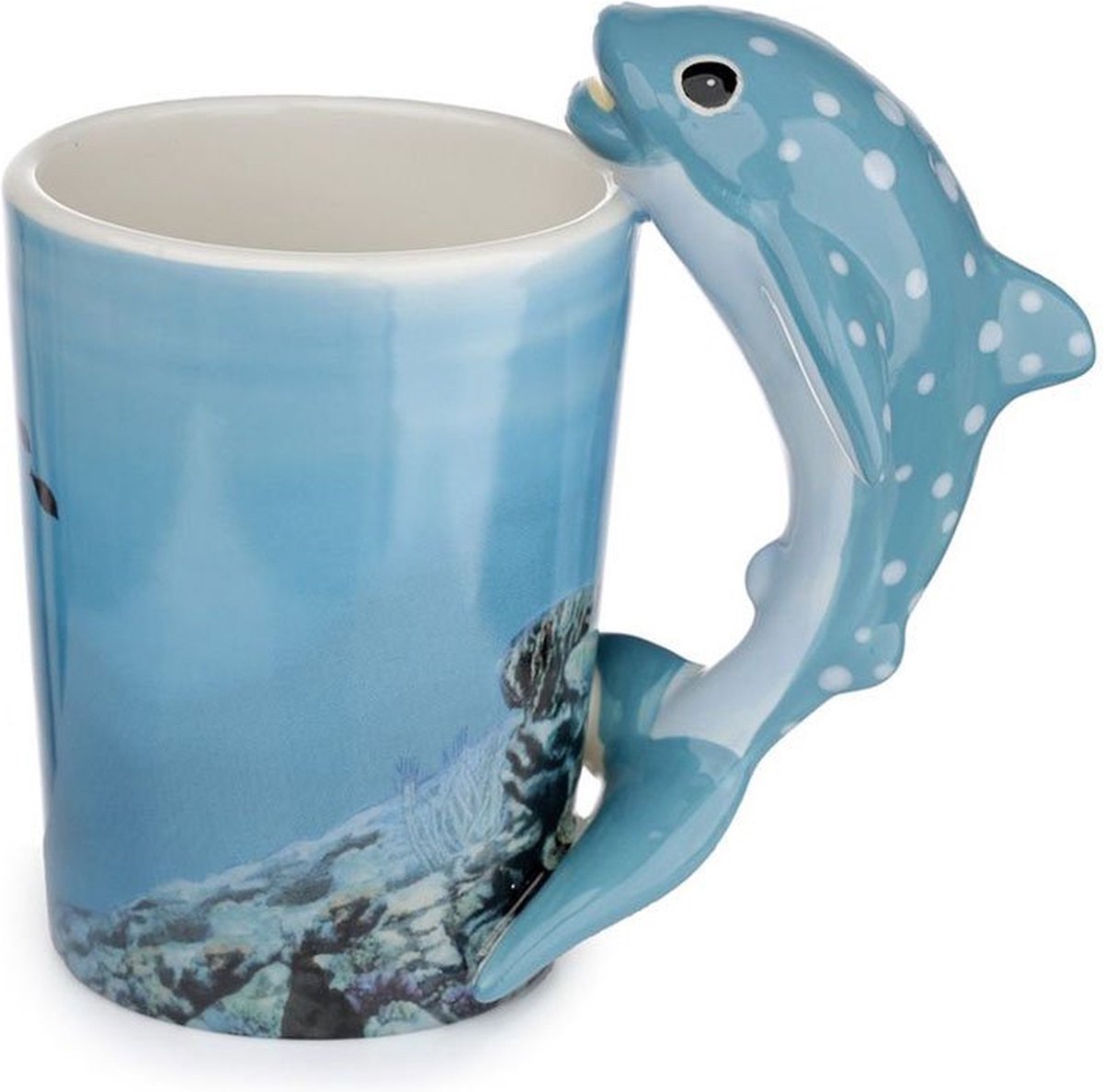 Squalo balena - tazza in manico formata