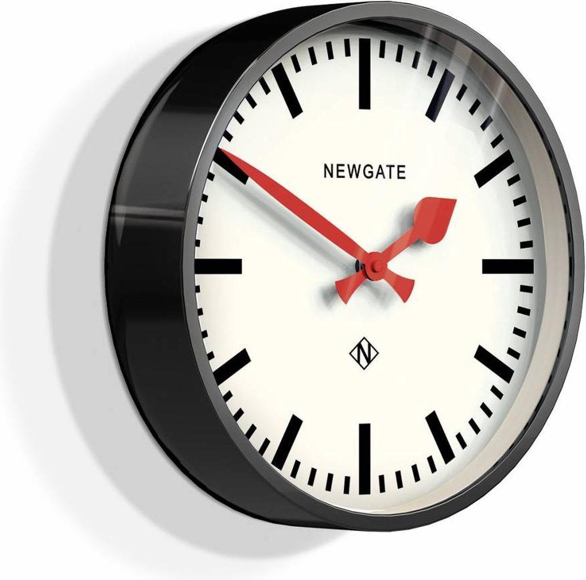 Equipaje Newgate - reloj de pared - negro