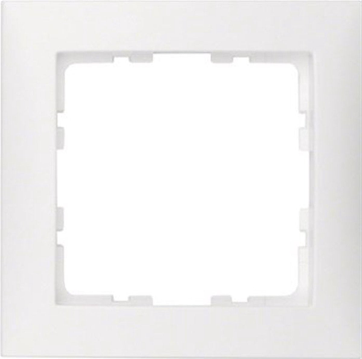 Marco de cubierta simple para mostrador LED - blanco - abedul