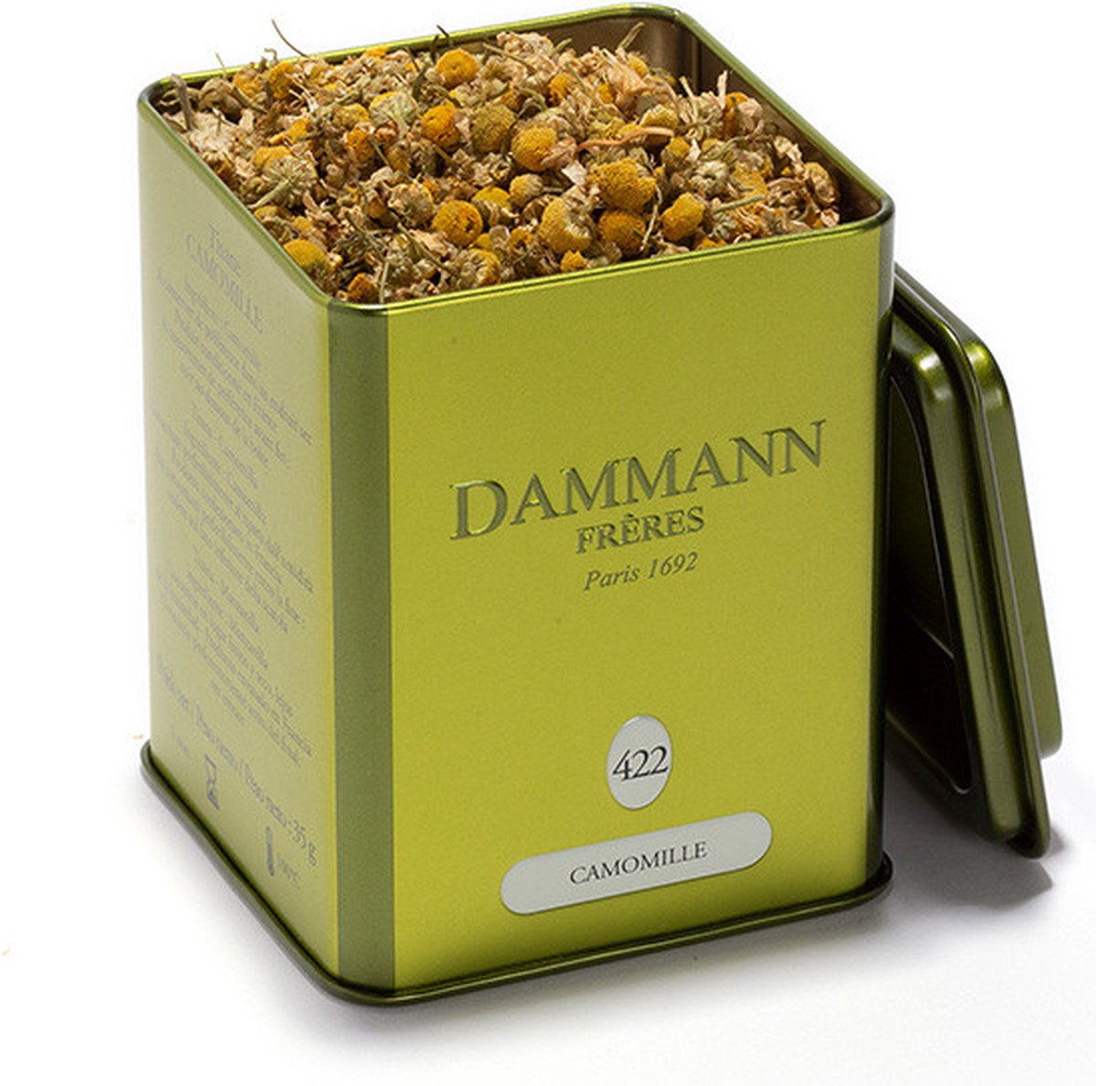 Dammann frères - manzanilla - 35 gramos de té de manzanilla - té de hierbas calmante sin teína