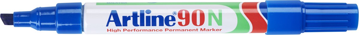 Artline 90 pulito - pennarello indelebile - 1 pezzo - larghezza tratto 2,0-5,0 mm - blu