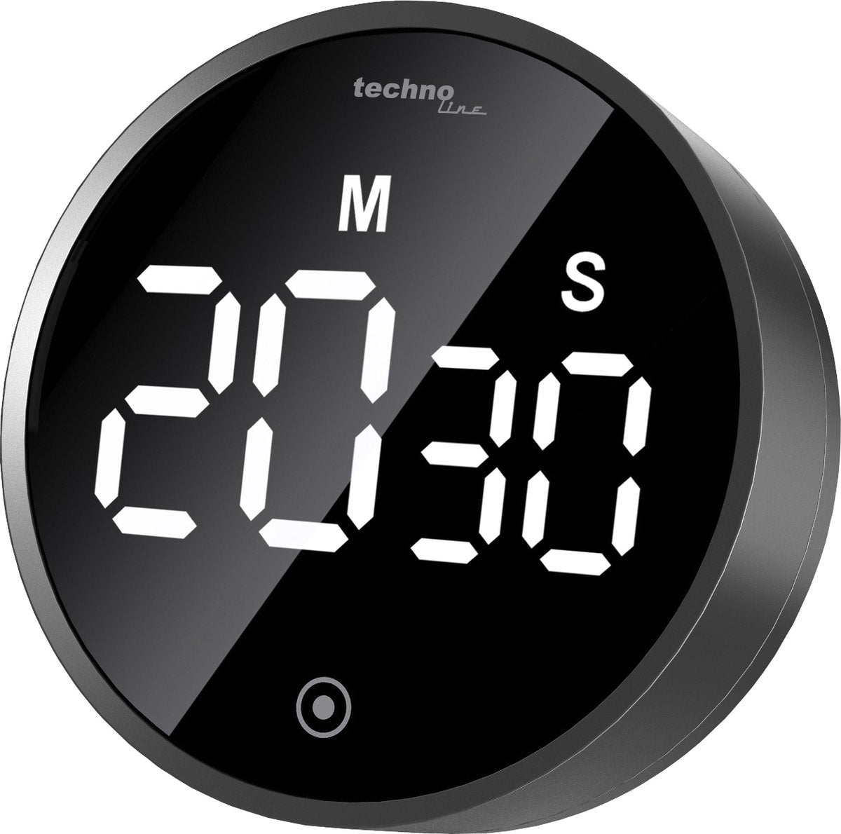 Technoline timer da cucina - kt 600 - 82x82x34mm - nero - tl-kt600