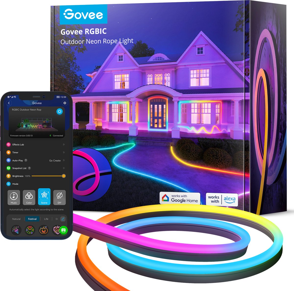 Govee Rgbic Outdoor Neon Light (10 m)