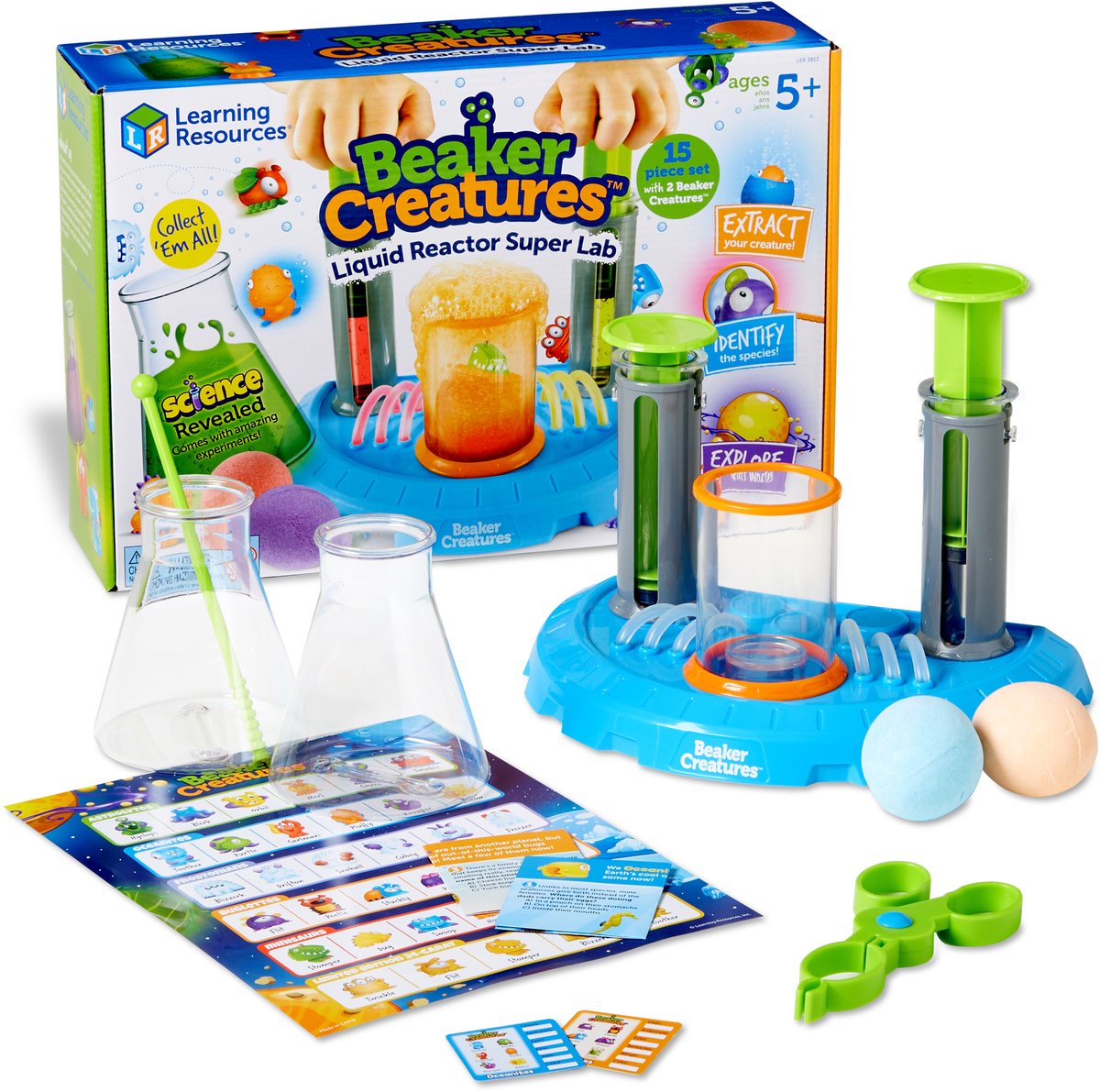 Risorse didattiche beaker creatureâ® - luluquid reactor super lab (5+) - 3+