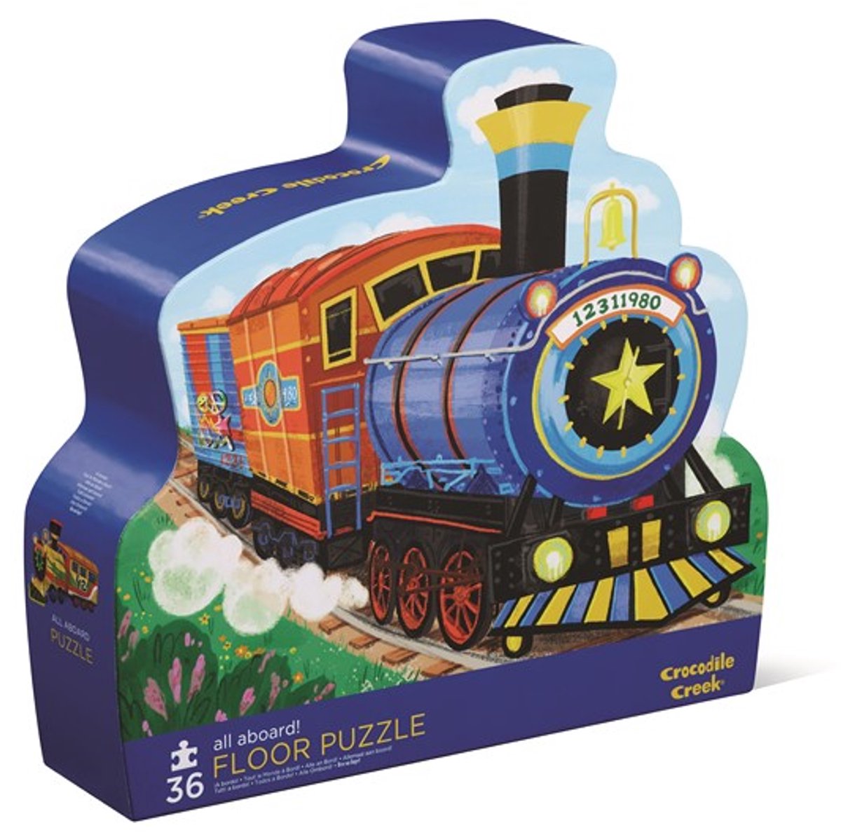 Puzzle del treno di Crocodile Creek -