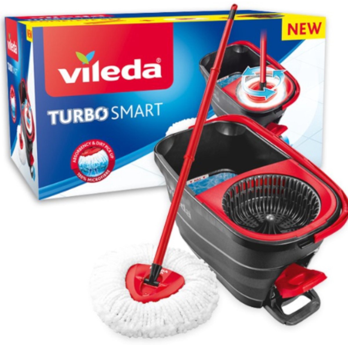 Set Vileda Turbo Spin Smart Mocio e Secchio