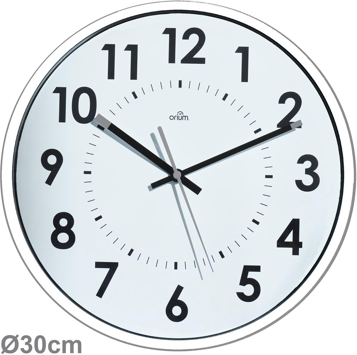 Orium by cep wandklok | quartz | diameter 30 cm | wit