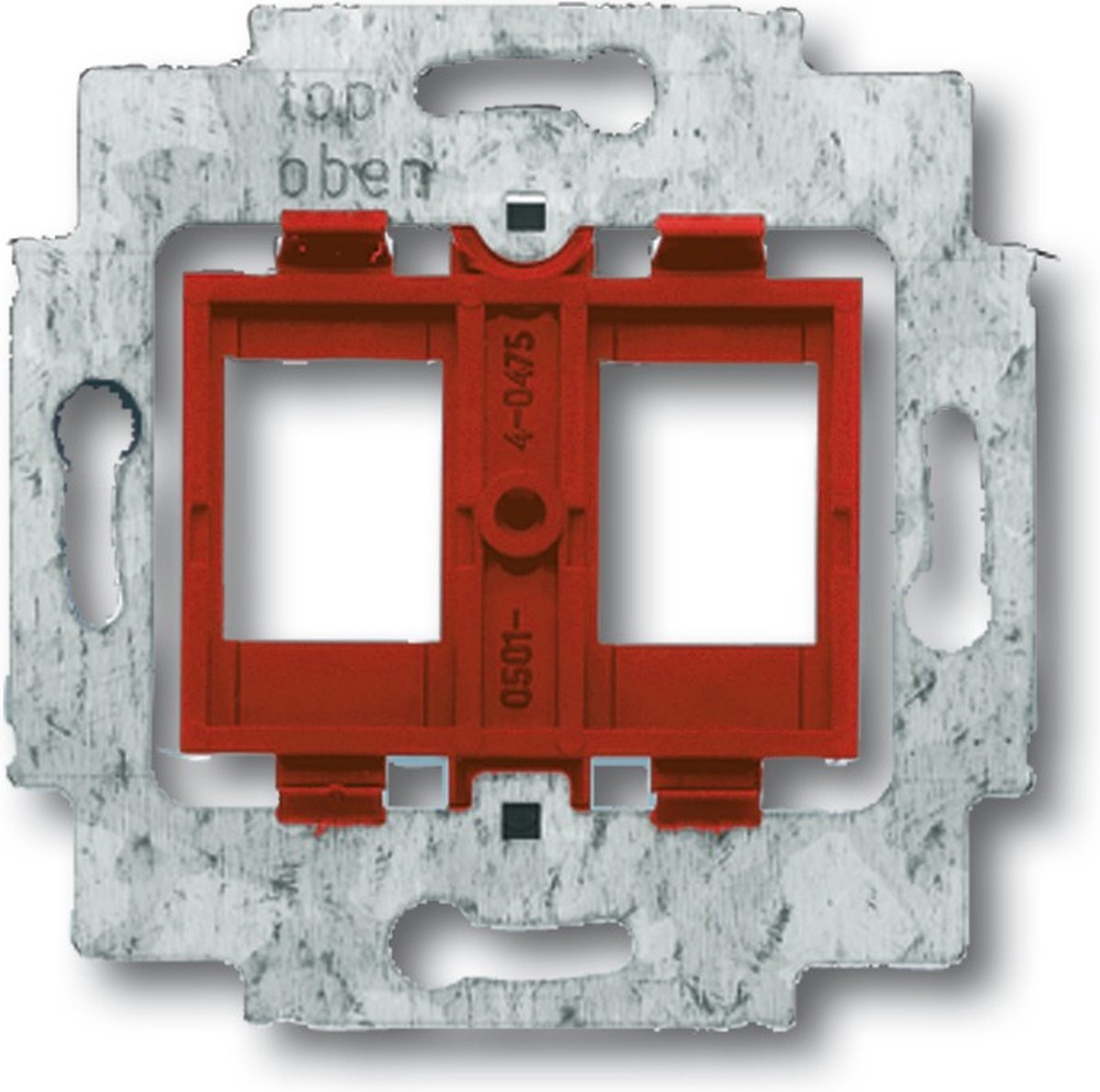 Placa de interruptor enchufable básica Busch-jaeger abb - 2cka001753a8055 - e2tr9