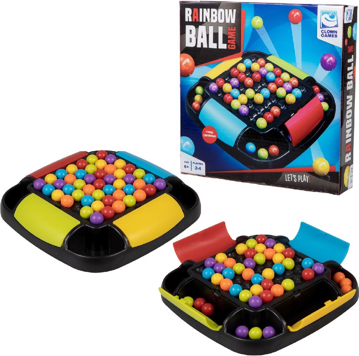 Juegos de payaso Rainbow Ball Juego de mesa de mesa
