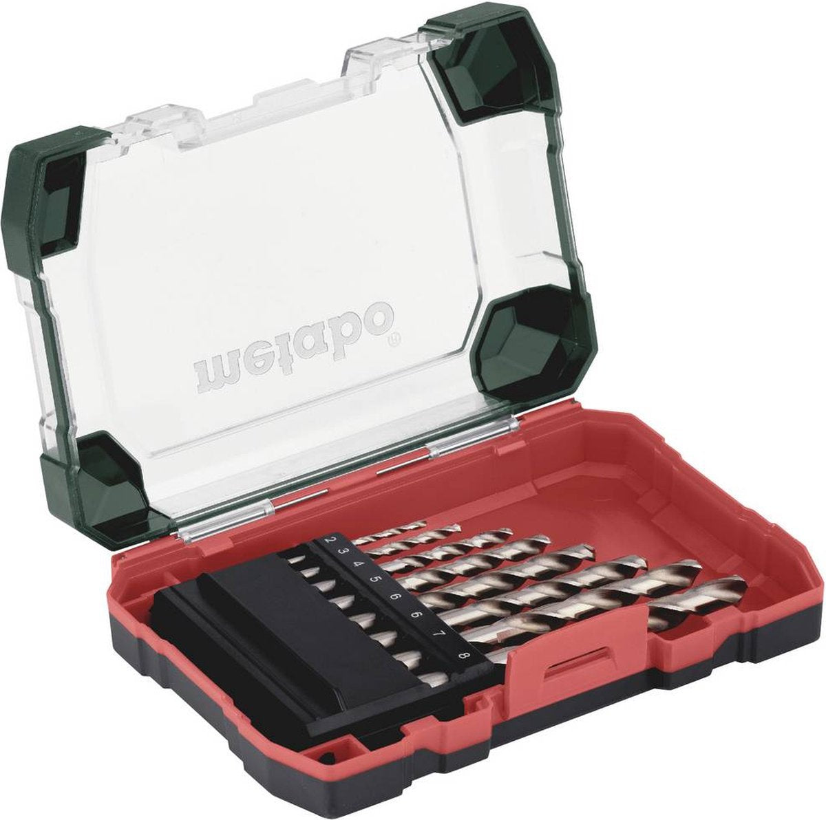 Serie Metabo - accessorio per trapano - set punte per metallo - acciaio hss-g - 8 pezzi
