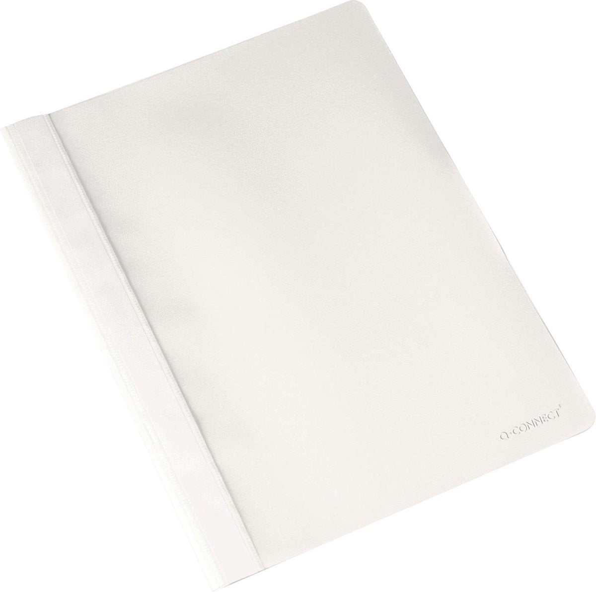 Q-connect snelhechtmap, a4, wit 25 stuks