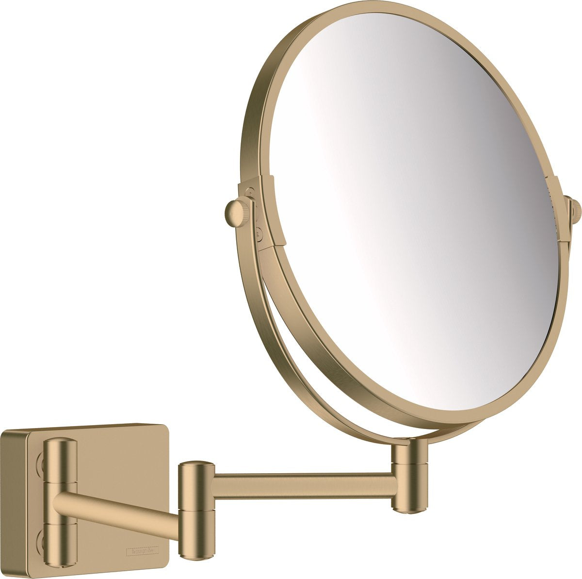 Specchio ingranditore Hansgrohe Addstoris bronzo spazzolato