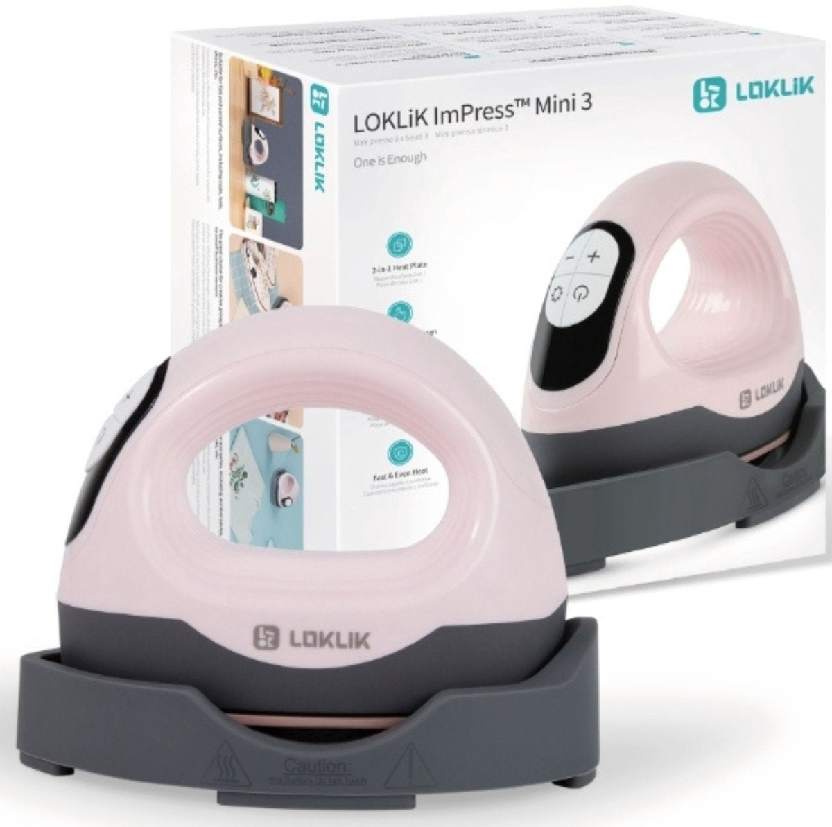 Loklik • impression mini 3 rosa pastello