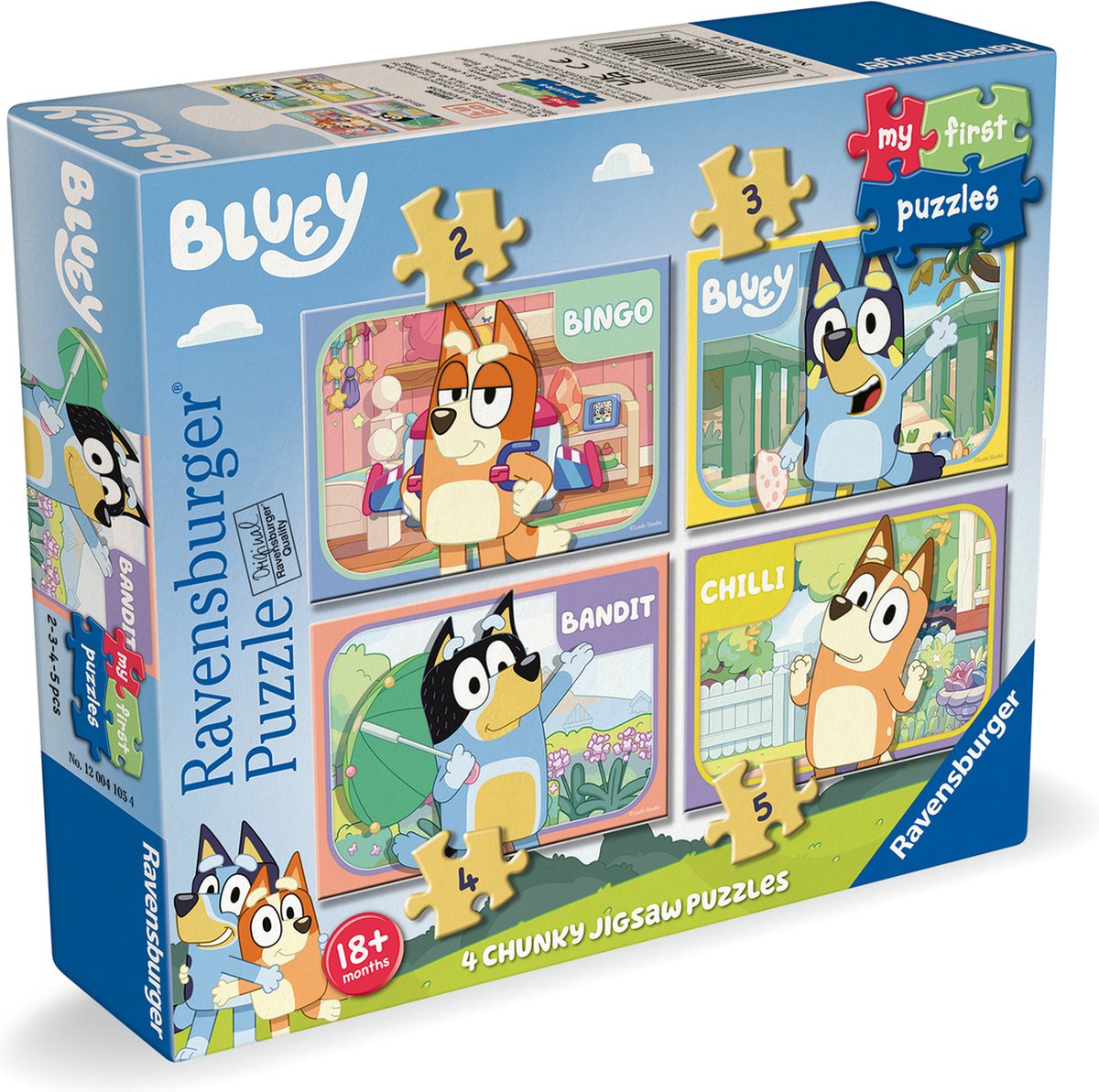 Ravensburger Jigsaw Puzzle Mis primeros rompecabezas 4in1 Azuly