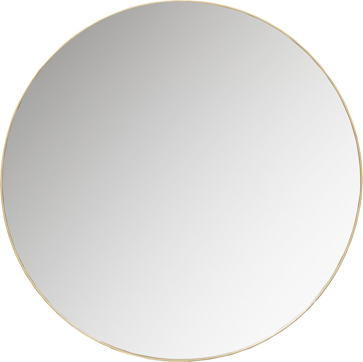 Espejo Woood Doutzen - metal - dorado - 80x80x5