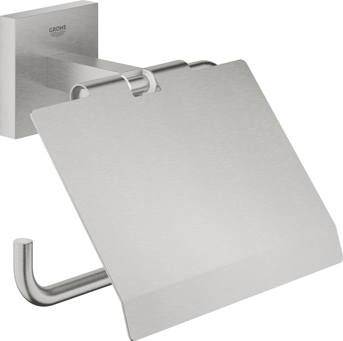 Grohe start cube toiletrolhouder - supersteel (rvs look) 41102dc0