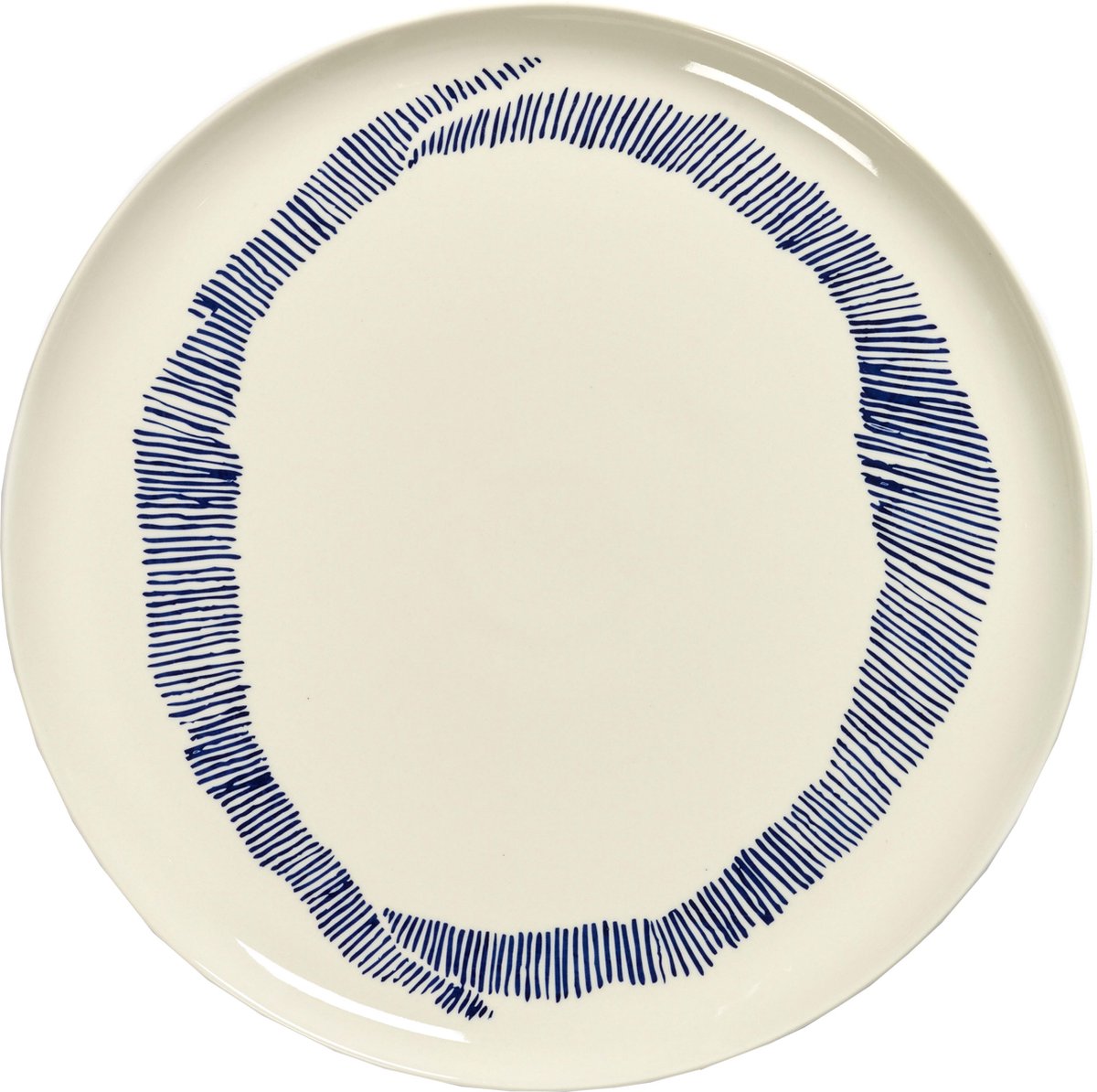 Serax - fiesta ottolenghi - cuenco para servir - blanco azul - 35 ø