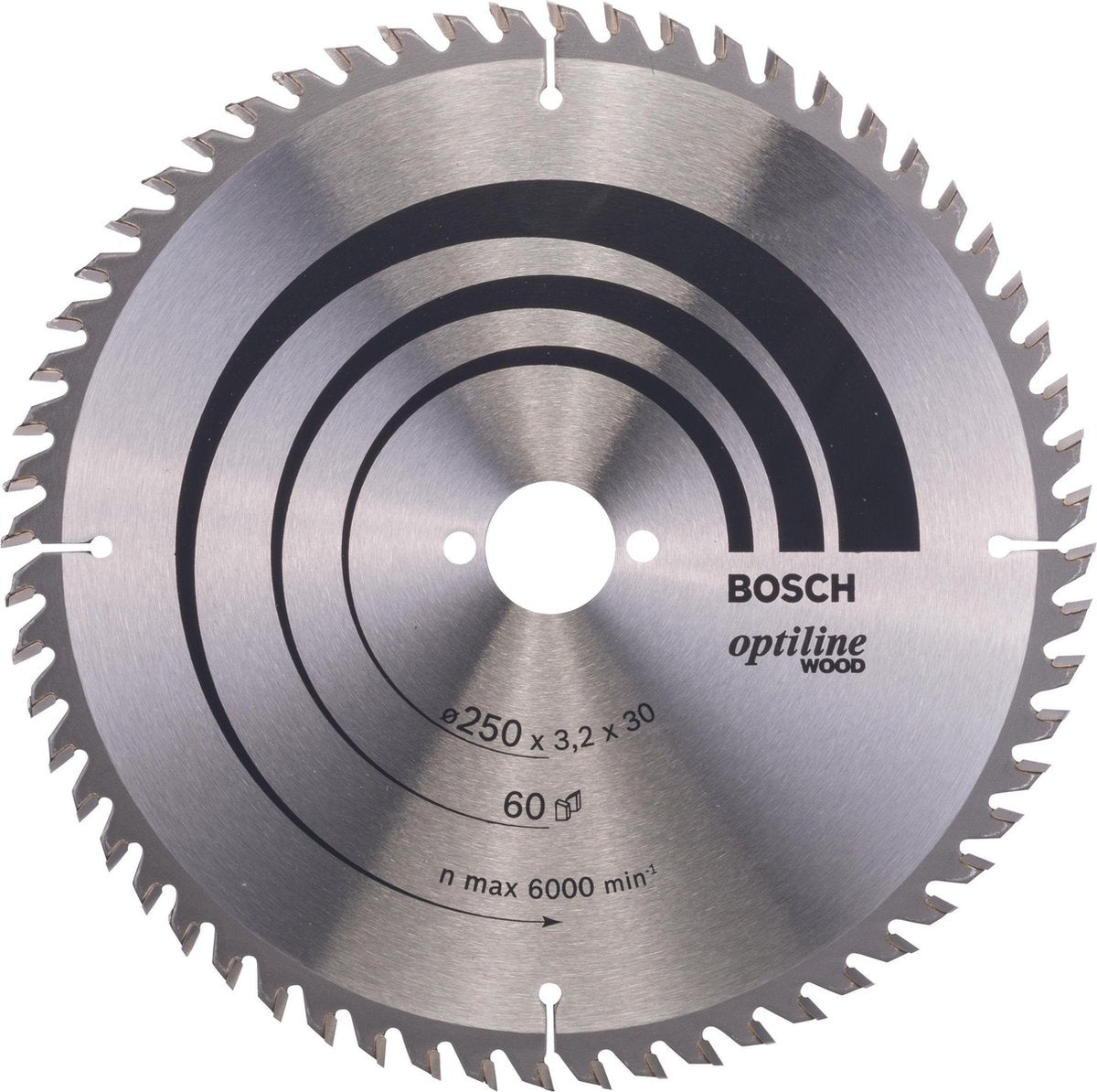 Bosch cirkzb opt 250x30x3.2 60t wz