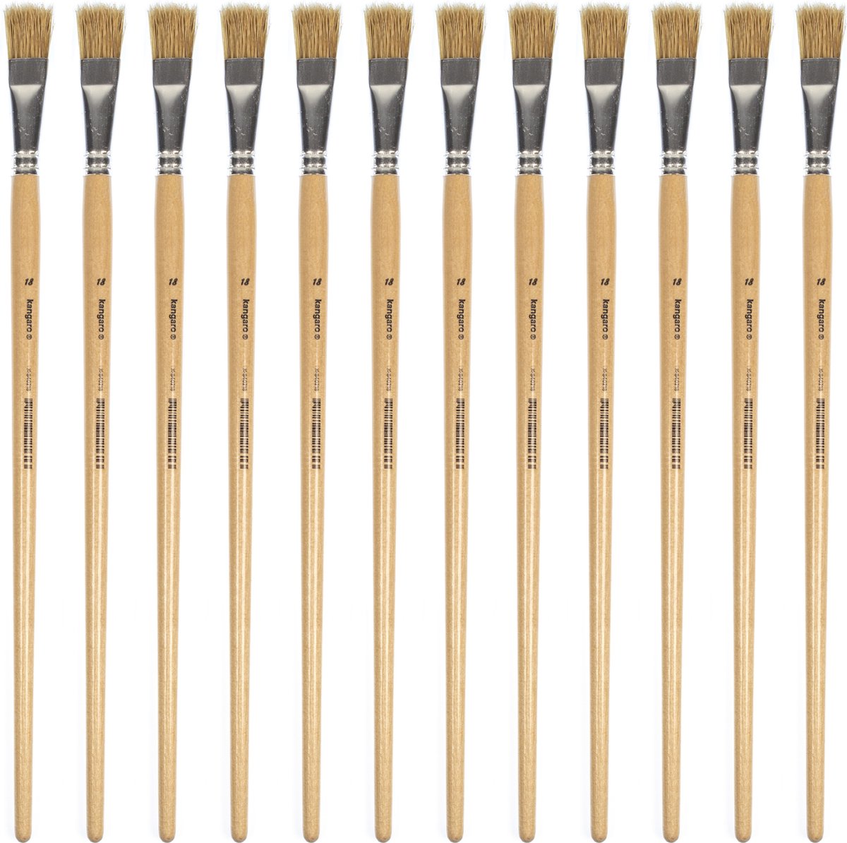 Cepillo Canguro Lyonse núm. 18 - madera lacada - caja de 12 piezas - k-840218