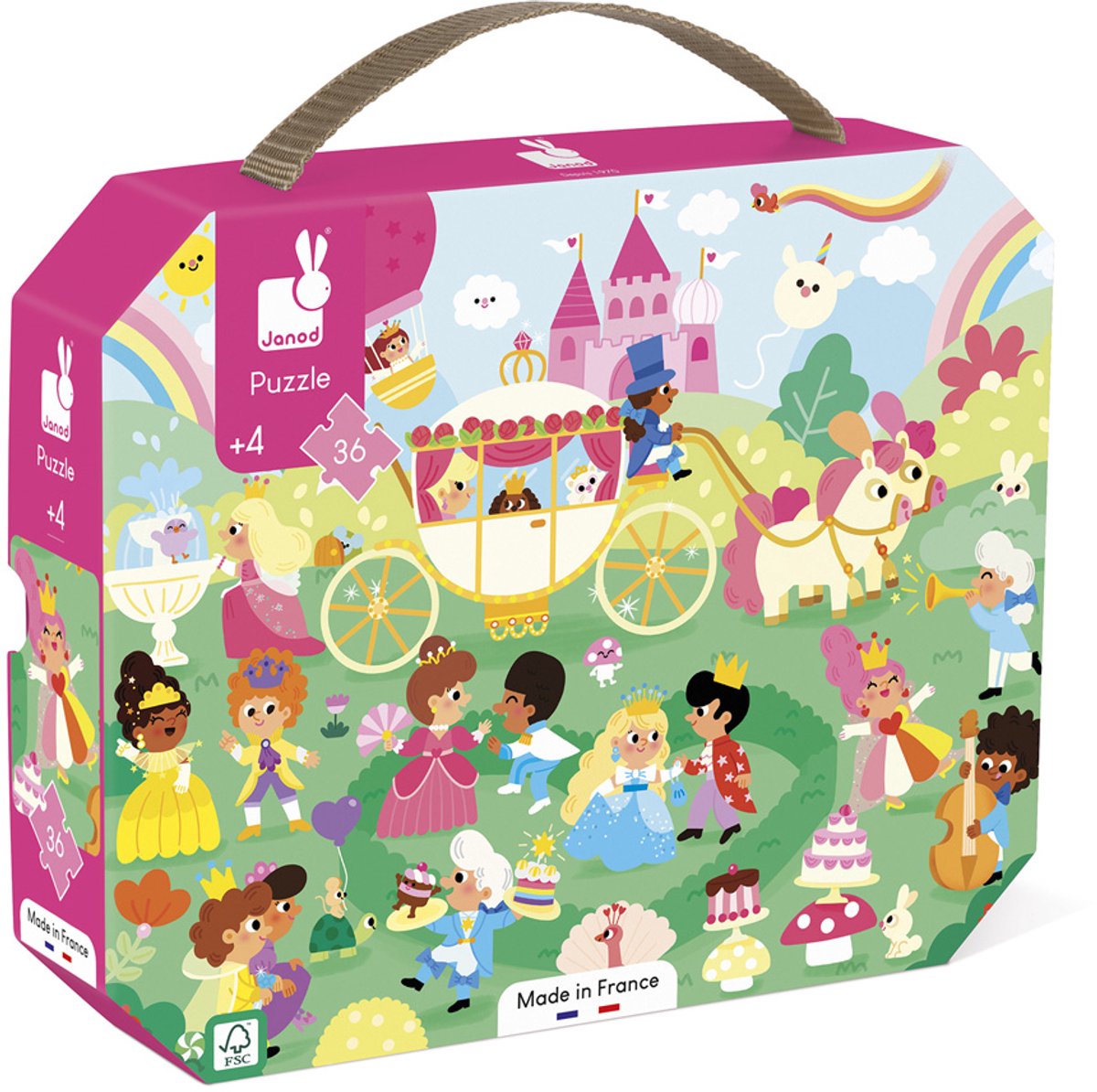 Janod - puzzle - principesse - 36 pezzi
