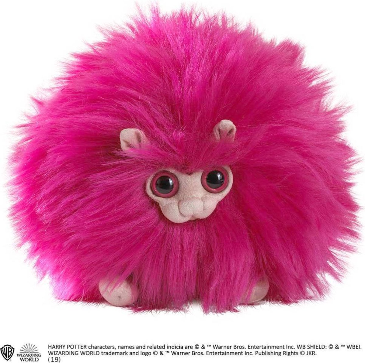 The noble collection harry potter pluche knuffel pygmy puff 15 cm roze