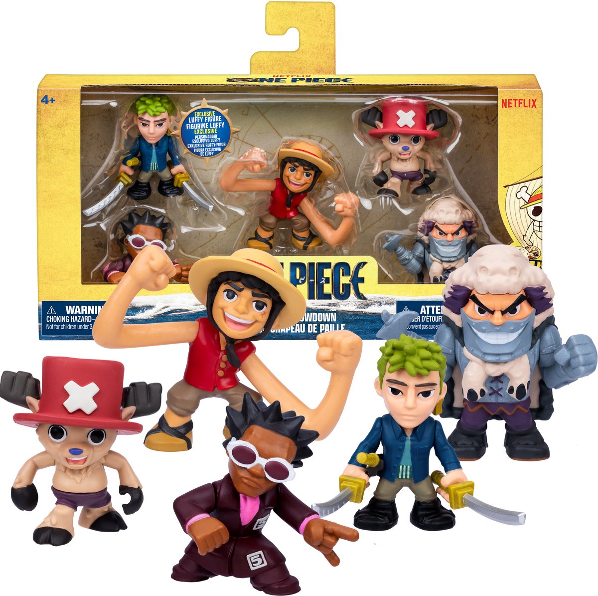 One Piece – mini figure netflix pack – 5 pezzi – zoro