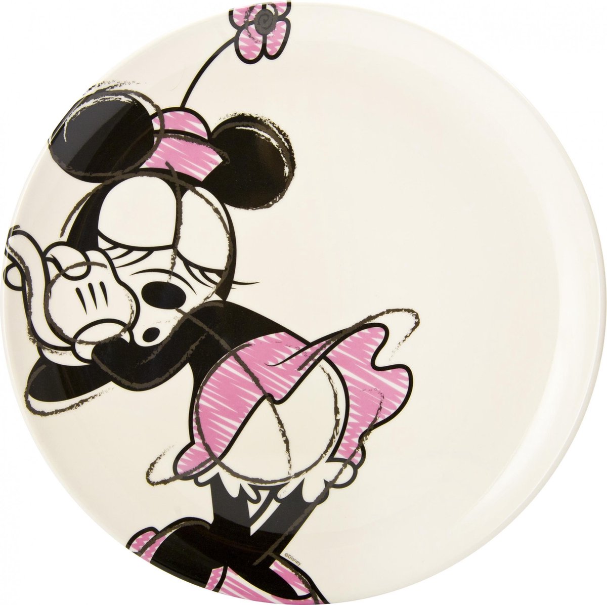 Zak!designs disney minnie piatto rosa mar