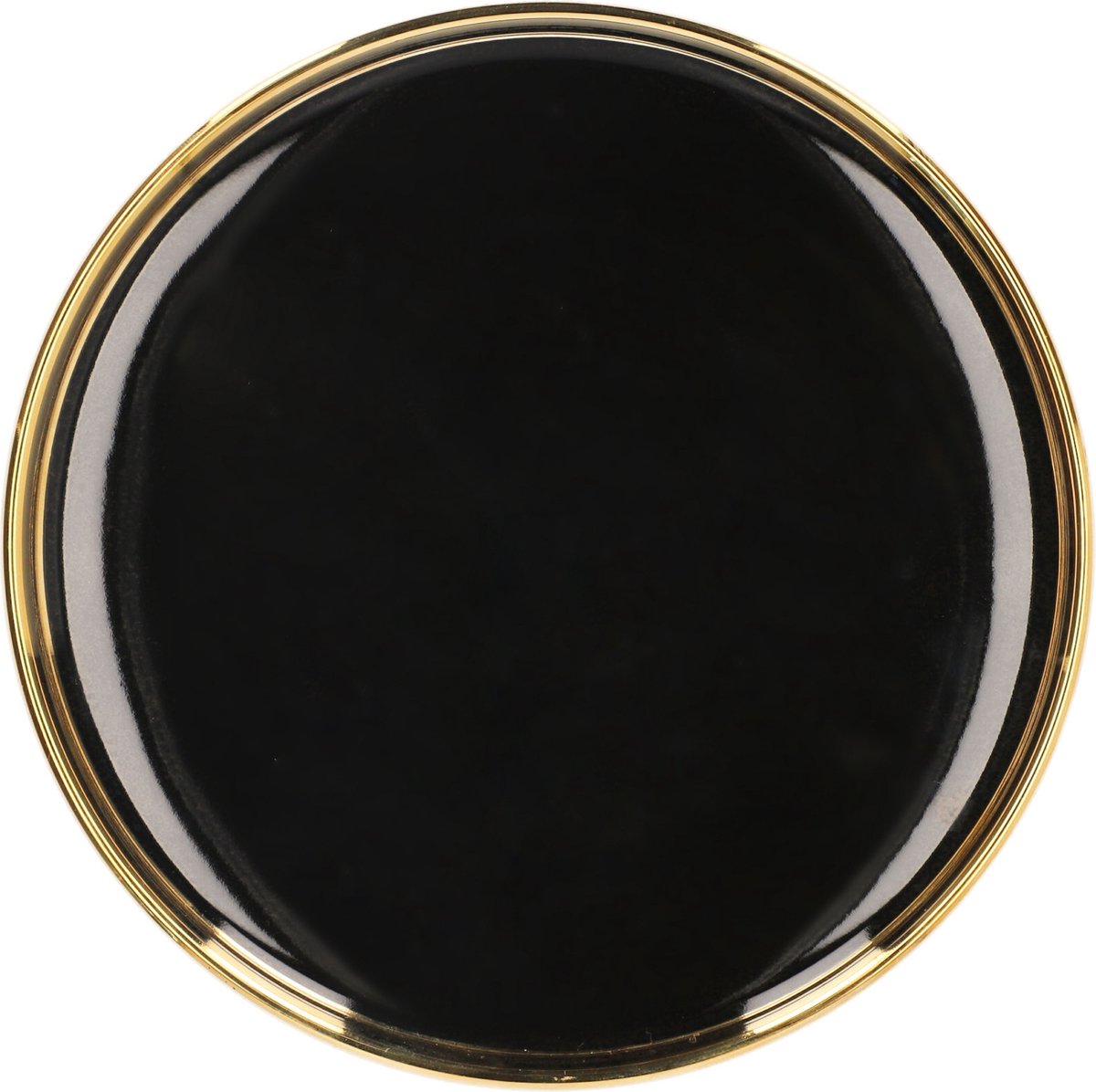 Homla - dessertbord - sensorisch - glanzend zwart - 15 cm