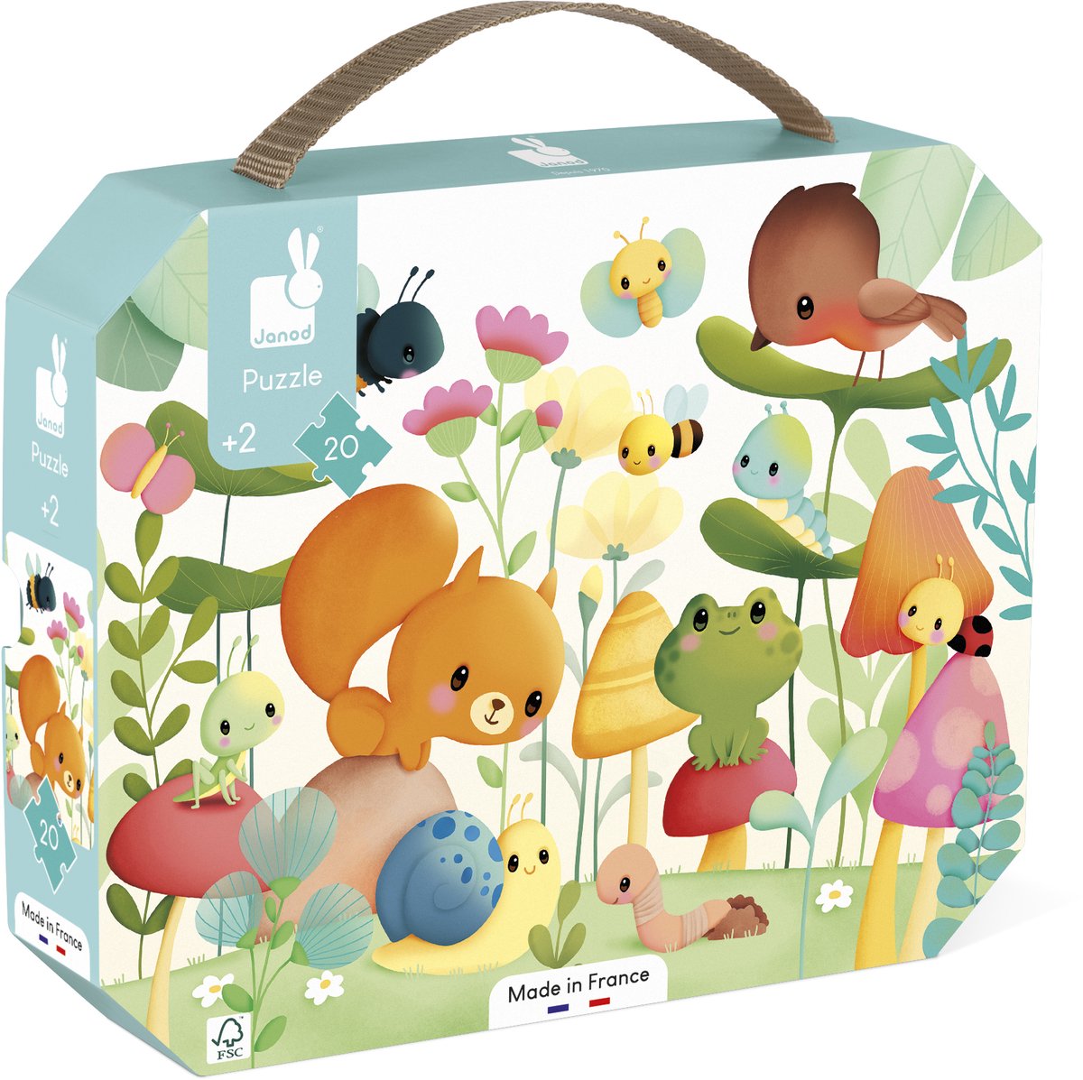 Janod - puzzle - gli amici del giardino