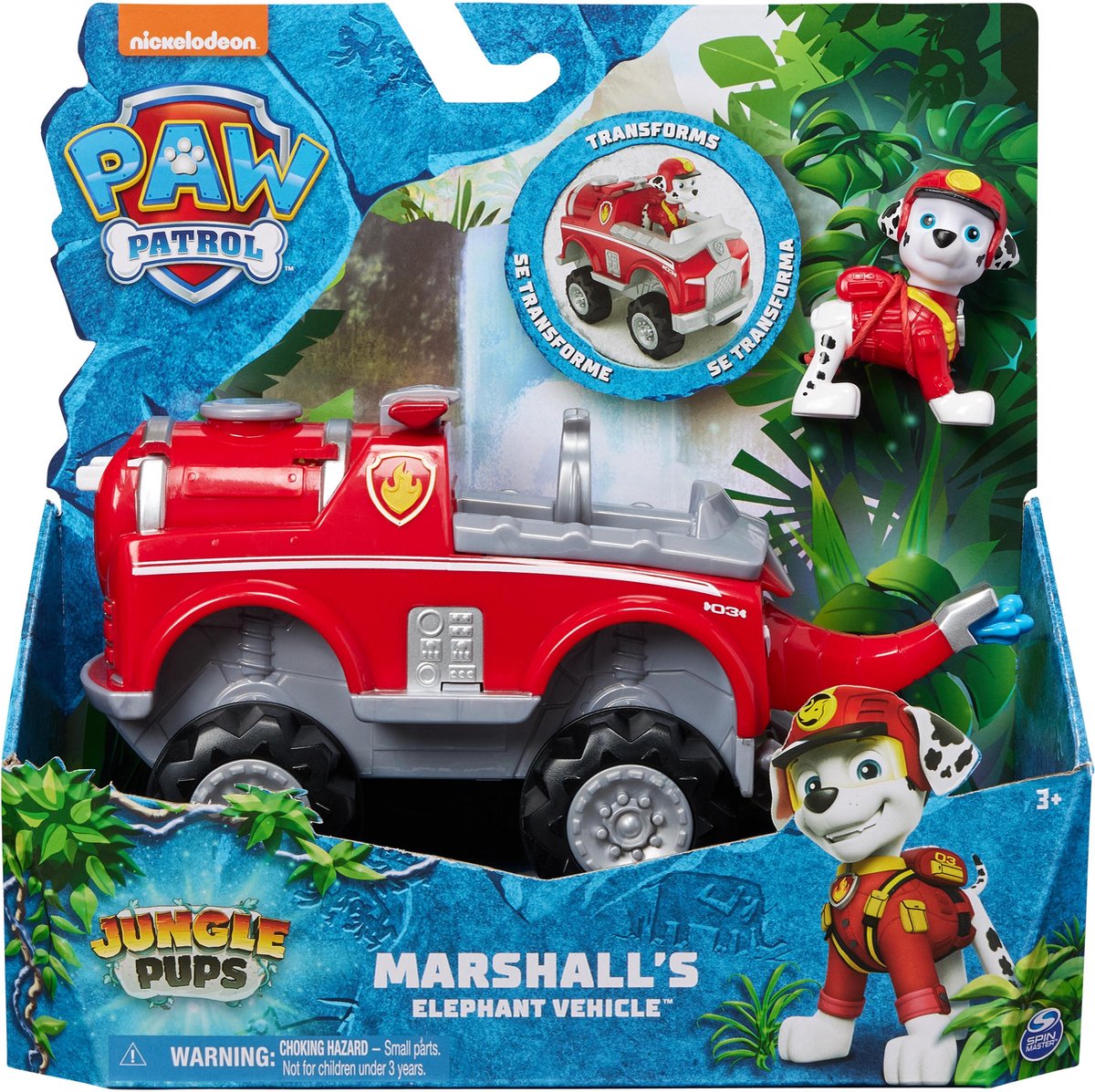 Spinmaster Paw Patrol Jungle Pups Marshall