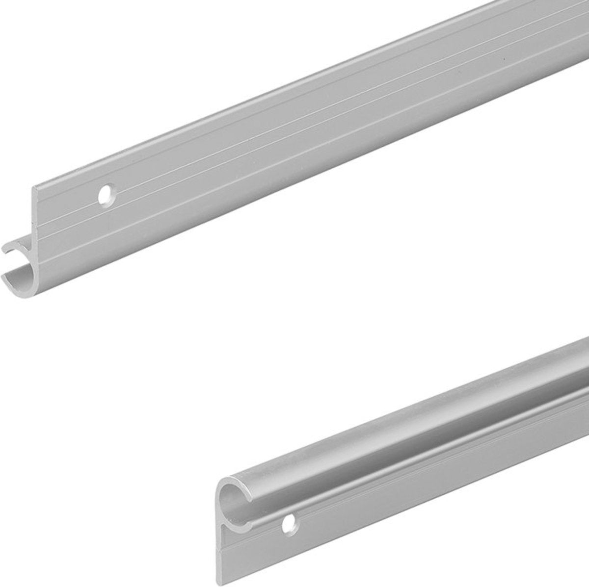 Binario per tenda Proplus - alluminio - 90 gradi - viti incluse - 100 cm
