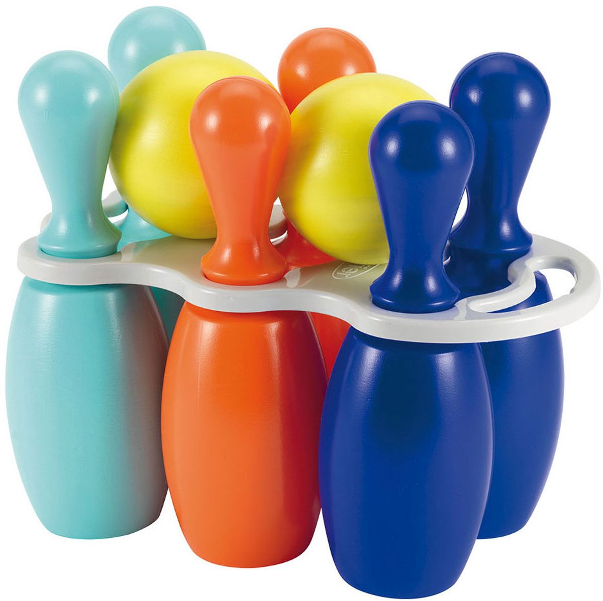 Ecoiffier Bowling Set con 2 bolas, 8dlg.