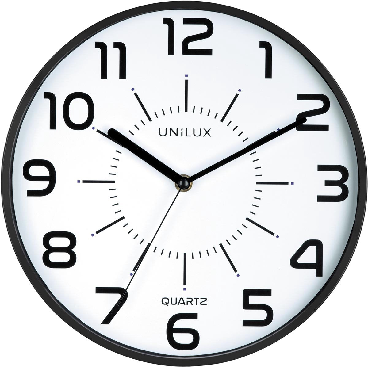 Orologio pop Unilux - nero - ø 28 - rotondo - silenzioso