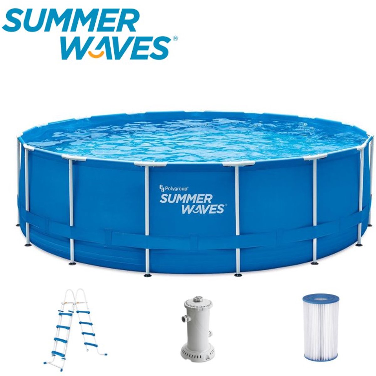 Piscina onde estive telaio attivo 457 x 122 cm + pompa filtro