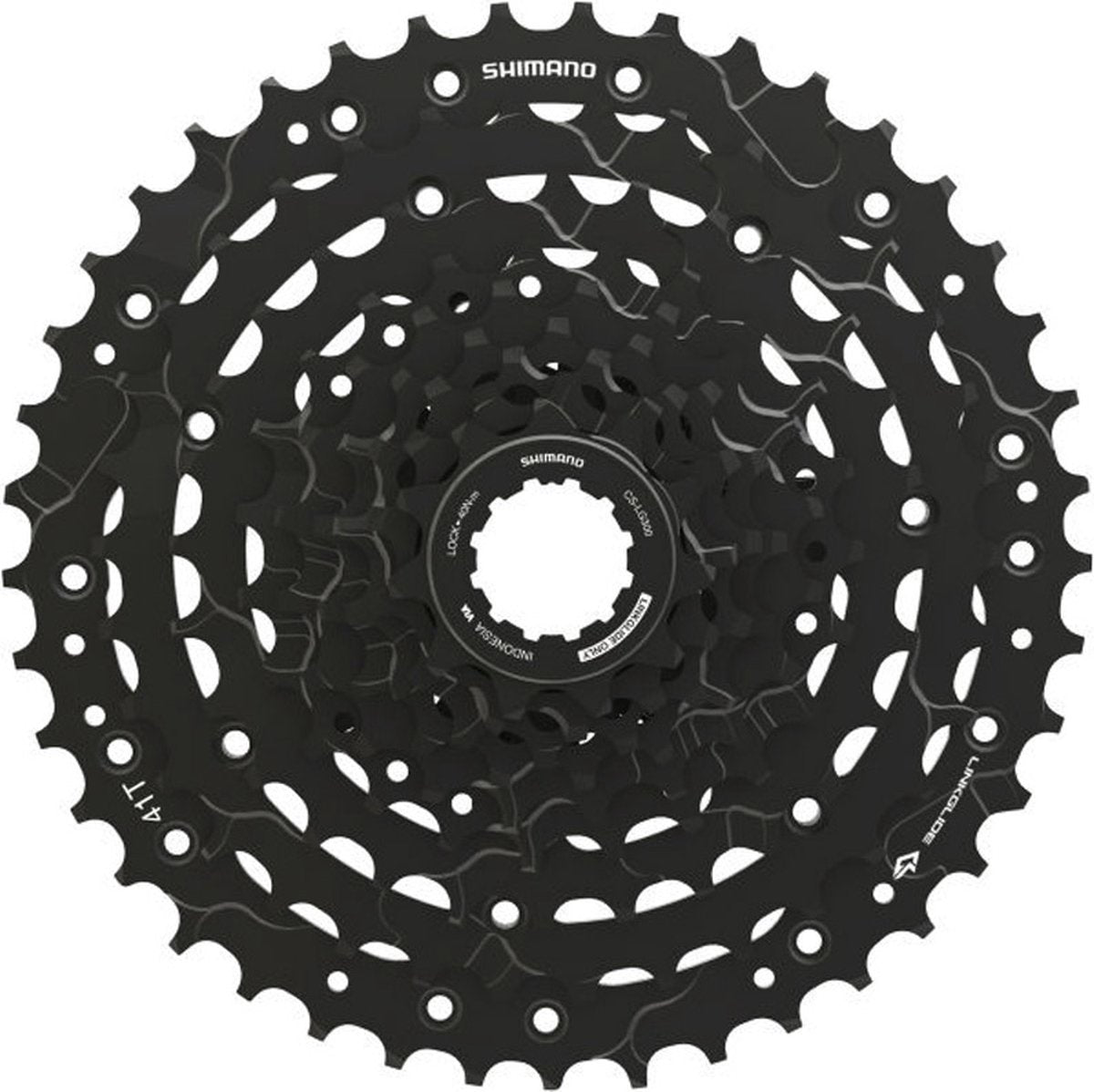 Shimano Cassette Segnali 9V 11-41t CS-LG300 NERO