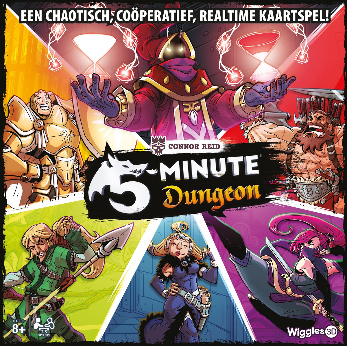 Gioco di carte Asmodee Gioco cooperativo dungeon di 5 minuti per bambini.