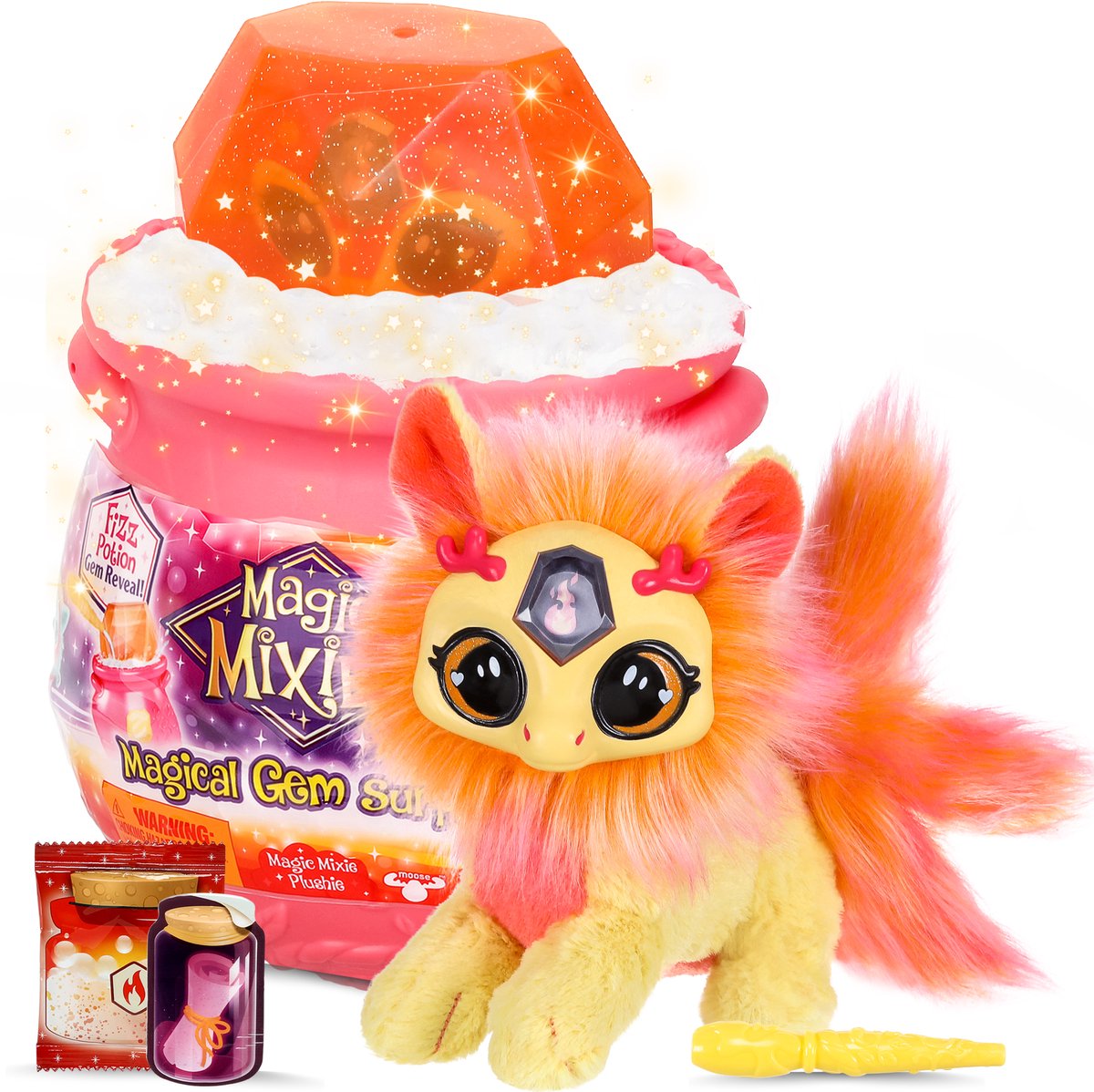 Moose Joys Mixies Gema Mágica Sprise Magic Ketel Fire Make Your Mixie Plushie