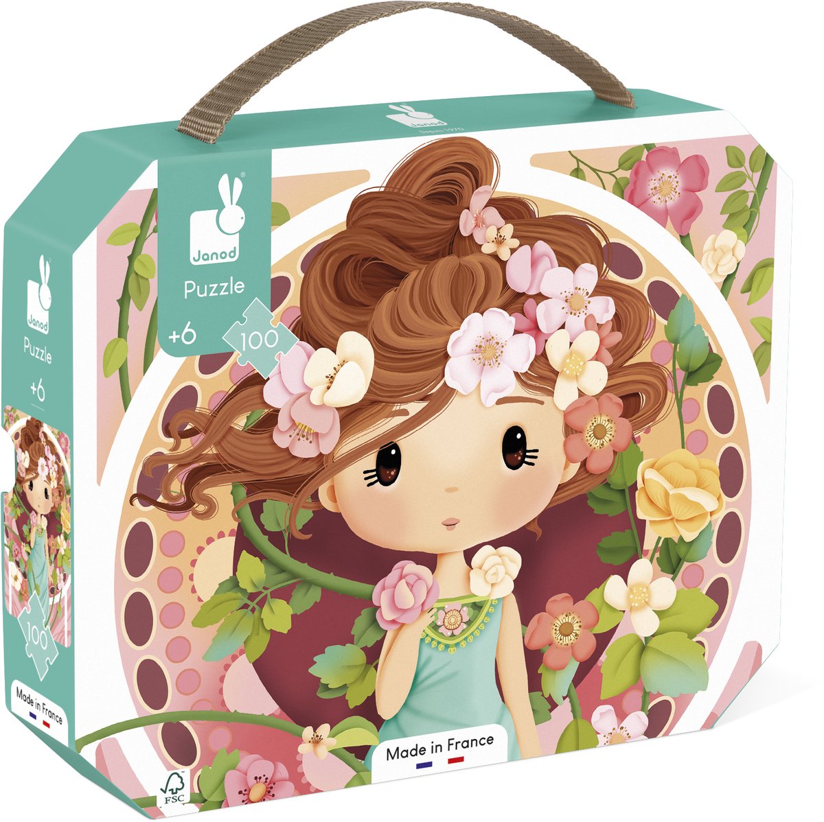 Janod - puzzle - ispirato a mucha