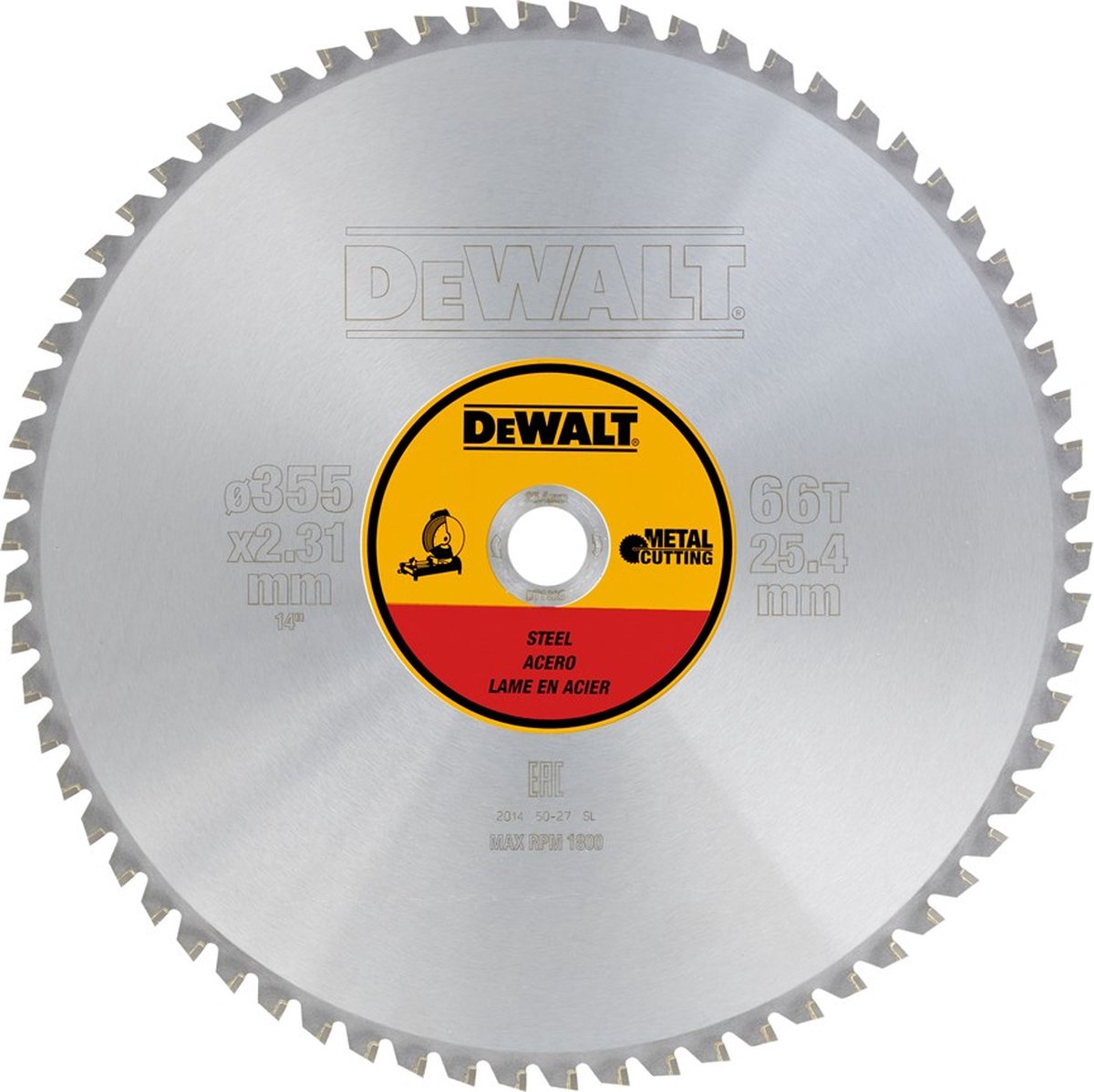 Serie Dewalt - lama per sega circolare in acciaio - 355 mm - 66 denti - precisione e durata
