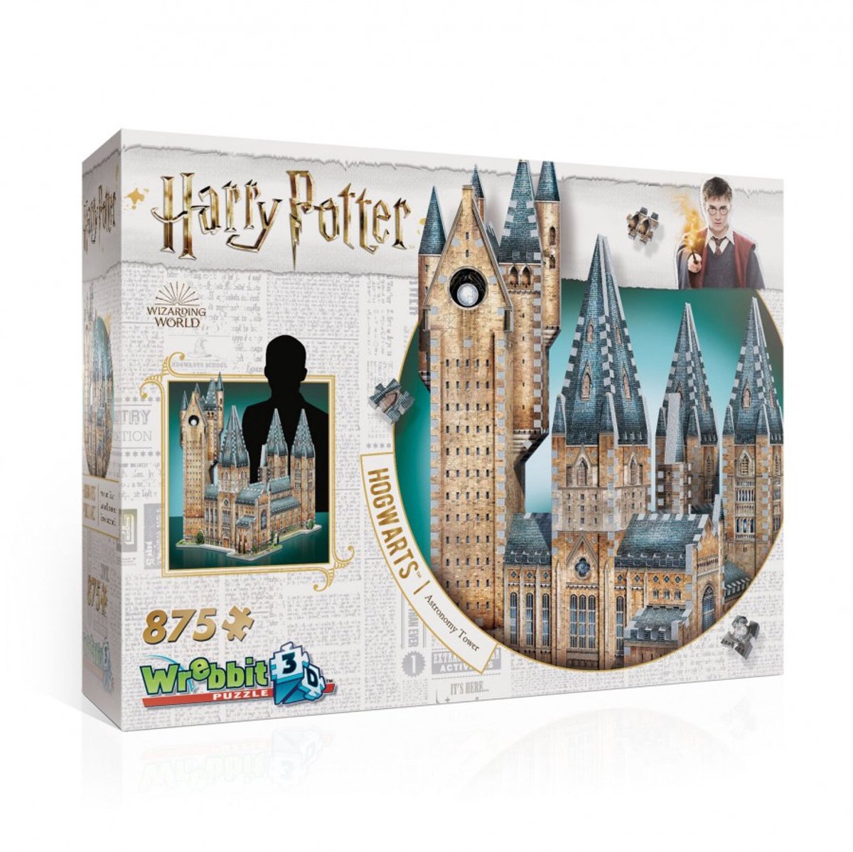 Torre di astronomia di Hogwarts Wrebbit - puzzle 3D - Harry Potter - 875 pezzi