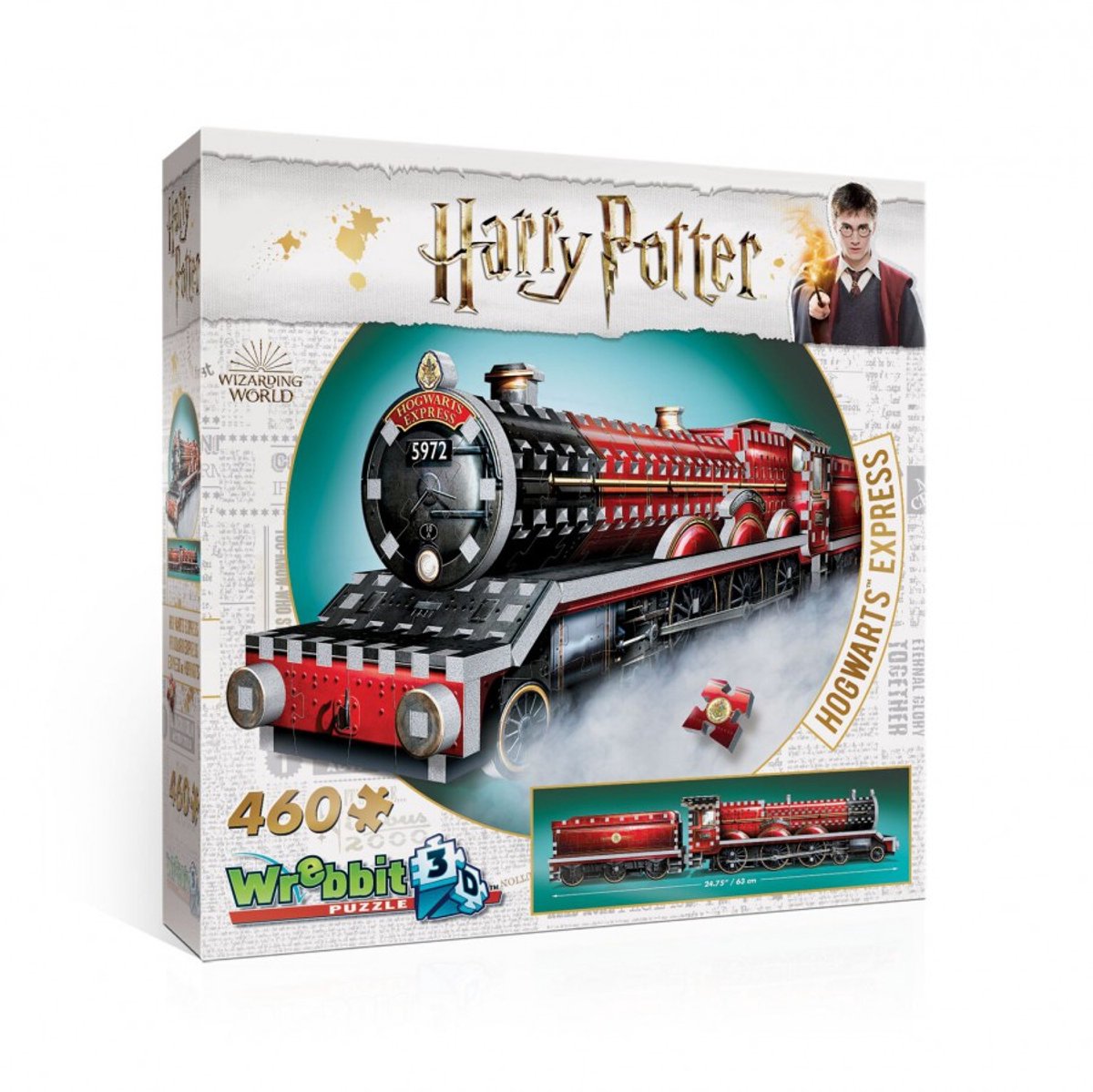 Wrebbit 3d puzzel harry potter hogwarts express 460 stukjes