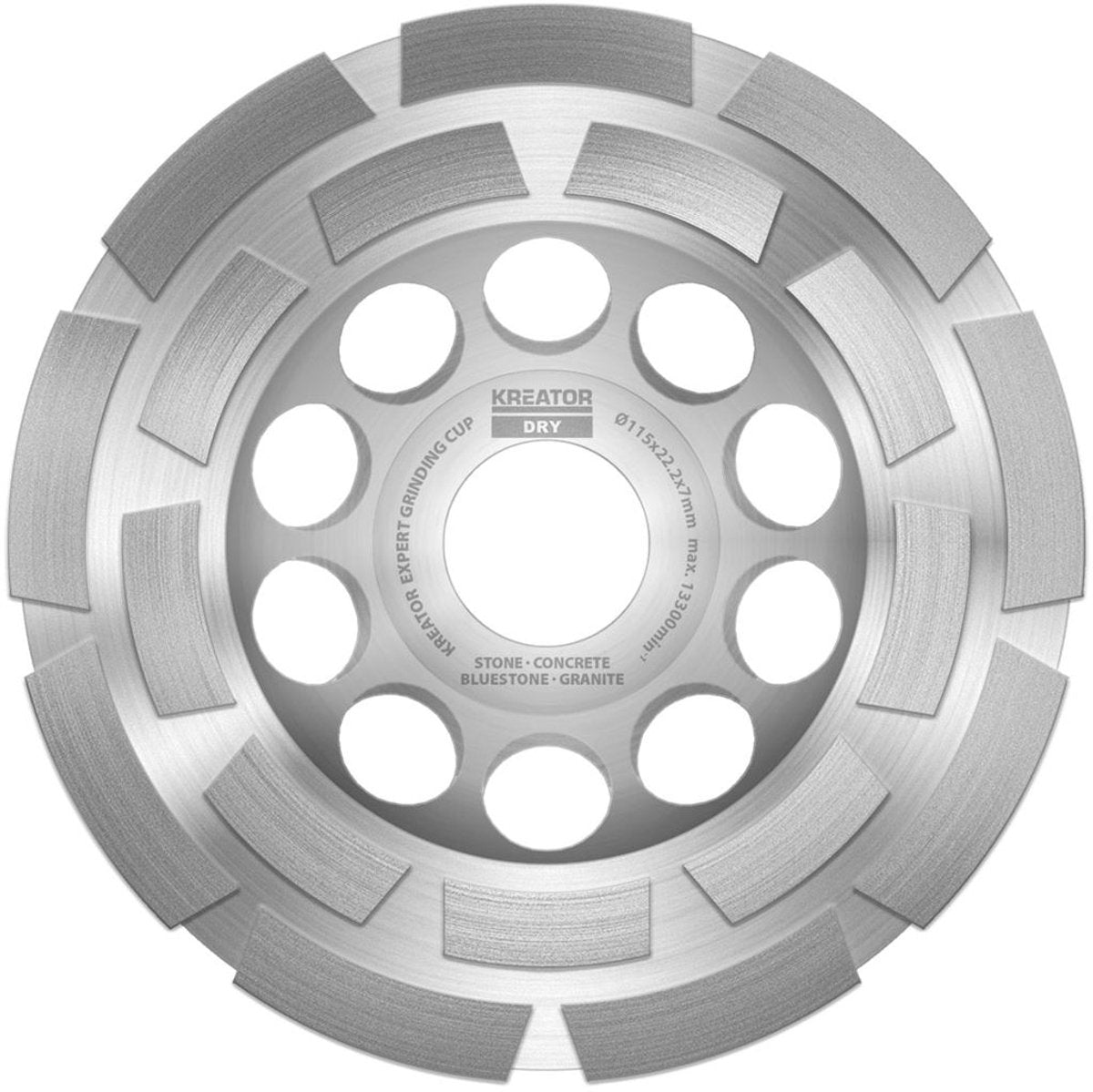 Juego de discos de diamante Kreator krt086100 – ø115mm